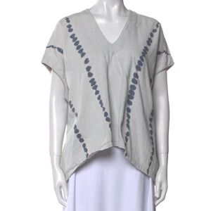 Atelier Delphine Celeste top in Tie Dye Blue Size Small